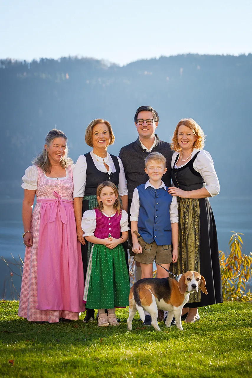 Betreiberfamilie der Villa Marienhof in Annenheim am Ossiacher See