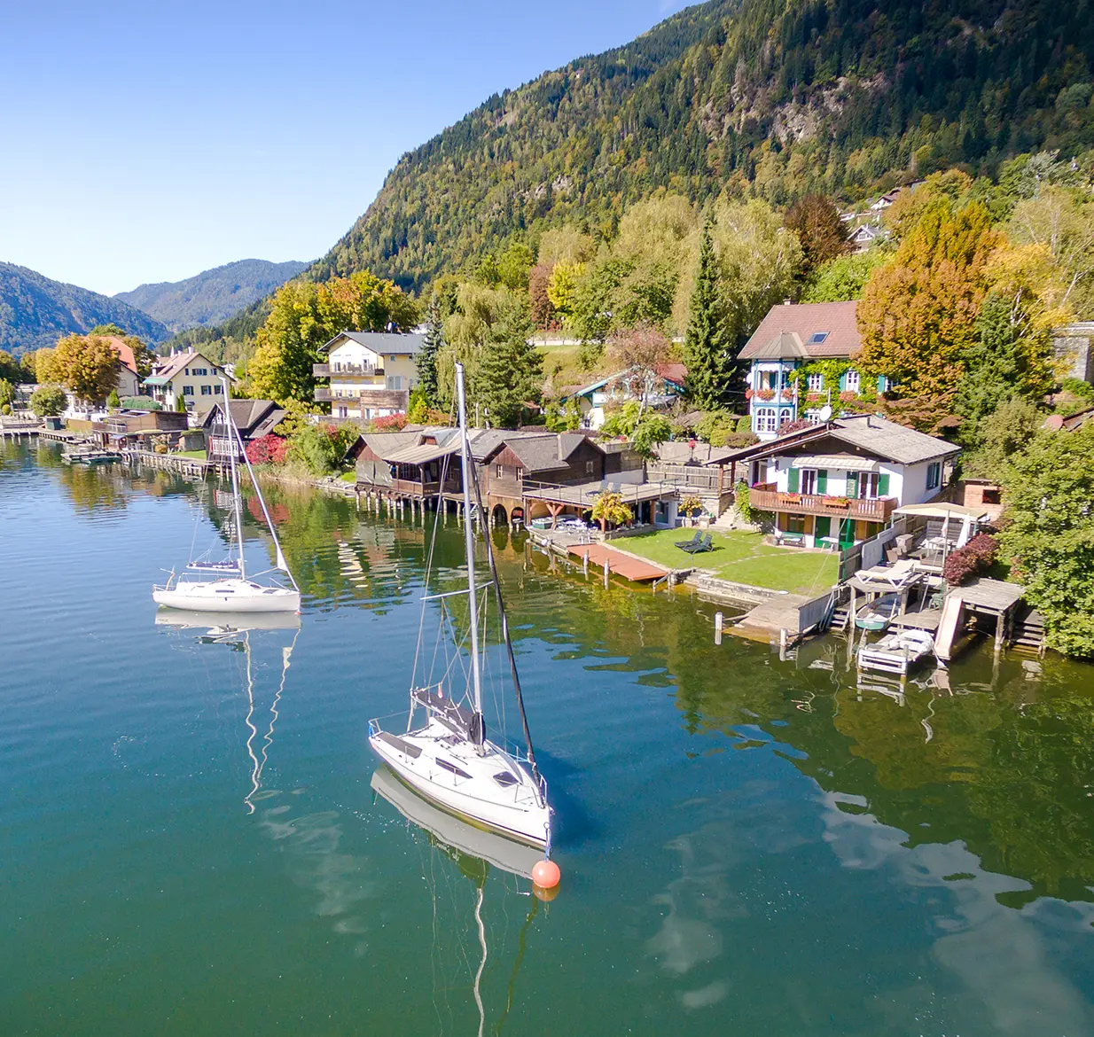 Villa Marienhof mit eigenem Strandbad am Ossiacher See